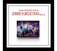 Lapillus Girl Round Part.2 2º Mini álbum CD + 1p póster plegado en el paquete+134p PhotoBook+1p PostCard+2ea Sticker+2p PhotoCard+Tracking Sealed