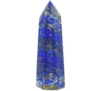 Lapis Lazuli Prism Wand Point Curación Reiki Piedra Estatuilla Espécimen