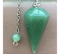 Lapislázuli cristal ópalo aventurina cornalina mujeres hombres péndulo colgante bead-Aventurine C9705