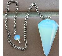 Lapislázuli cristal ópalo aventurina cornalina mujeres hombres péndulo colgante bead-Opal C9704