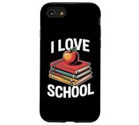 Lápiz apilable «I Love School» para Apple Books Carcasa para iPhone SE (2020) / 7 / 8