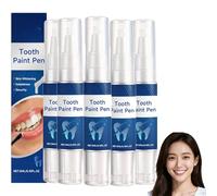 Lápiz blanqueador instantáneo, productos de blanqueamiento dental, color de dientes blanco, quitamanchas amarillas, fórmula suave y segura, fácil de usar y portátil. (5 unidades)