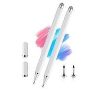 Lápiz capacitivo 2 en 1 para Samsung Galaxy Tab A11/A11+/A9/A9+/7 Lite/A7/A8/A8 Plus Stylus para iPad/iPhone/Fire/Lenovo/Pixel Tablas todos los dispositivos táctiles Android e iOS (2 lápices