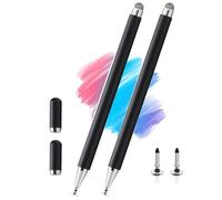 Lápiz capacitivo 2 en 1 para Samsung Galaxy Tab A11/A11+/A9/A9+/7 Lite/A7/A8/A8 Plus Stylus para iPad/iPhone/Fire/Lenovo/Pixel Tablas todos los dispositivos táctiles Android e iOS (2 lápices