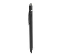 Lápiz Capacitivo Activo para Pantallas Táctiles, Punta Fina con Clip, Compatible con iOS y Android, Negro