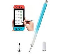 Lápiz capacitivo compatible con Nintendo Switch, lápiz capacitivo 2 en 1 para Nintendo Switch Pen, Switch Stylus Pen pantalla táctil (2 en 1 azul)