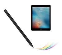 Lápiz capacitivo electrónico para iPad Pro de 9.7 pulgadas, lápiz capacitivo activo compatible con Apple iPad Pro de 9.7 pulgadas, bueno para dibujar y notas, bolígrafo recargable tipo C, negro