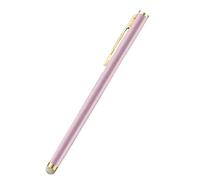 Lápiz capacitivo multicolor con clip dorado para pantalla táctil universal, compatible con tableta, PC, smartphone, cuaderno de dibujo, punta de tela conductiva, lápiz capacitivo