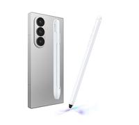 Lápiz capacitivo multifunción Bluetooth para Samsung Galaxy Z Fold 7/6/5, lápiz inteligente capacitivo activo con obturador remoto de cámara, incluye cable de carga magnético y ranura adhesiva para