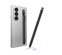 Lápiz capacitivo multifunción Bluetooth para Samsung Galaxy Z Fold 7/6/5, lápiz inteligente capacitivo activo con obturador remoto de cámara, incluye cable de carga magnético y ranura adhesiva para