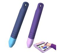 Lápiz capacitivo pantalla táctil niños, 2 lápices capacitivos para tableta, lápiz capacitivo azul morado, lápiz capacitivo universal, compatible con tabletas y teléfonos, multicolor