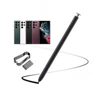 Lápiz capacitivo para Galaxy S22 Ultra (sin Bluetooth) de repuesto para Samsung Galaxy S22 Ultra 5G Stylus Pen de repuesto Touch Pen+puntas (plata)