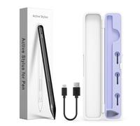 Lápiz capacitivo para HP Envy X360, Pavilion X360, Specter X360, MPP 2.0 Tilt-Active Stylus con 4096 niveles de sensibilidad a la presión, práctico estuche de almacenamiento, soporta carga rápida tipo
