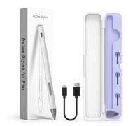 Lápiz capacitivo para HP Envy X360, Pavilion X360, Specter X360, MPP 2.0 Tilt-Active Stylus con 4096 niveles de sensibilidad a la presión, práctico estuche de almacenamiento, soporta carga rápida tipo