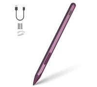 Lápiz capacitivo para HP Envy X360 Pavilion X360 Specter X360 Spectre X2 Envy X2 Recargable MPP 2.0 Tilt Active Pen con sensibilidad a la presión 4096, rechazo de palma, carga Tpye-c, rojo