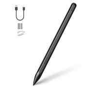Lápiz capacitivo para HP Envy X360 Pavilion X360 Specter X360 Spectre X2 Envy X2 Recargable MPP 2.0 Tilt Active Pen con sensibilidad a la presión 4096, rechazo de palma, carga Tpye-c, negro