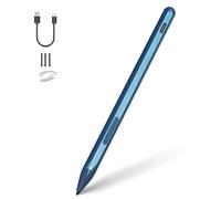 Lápiz capacitivo para HP Envy X360 Pavilion X360 Specter X360 Spectre X2 Envy X2 Recargable MPP 2.0 Tilt Active Pen con sensibilidad a la presión 4096, rechazo de palma, carga Tpye-c, azul