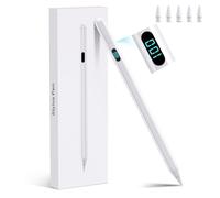 Lápiz capacitivo para iPad 2018-2024, con accesorio magnético, carga rápida USB-C, rechazo de palma de sensibilidad a la inclinación, compatible con Apple iPadPro11/12.9 pulgadas/M4, iPadAir3/4/5/M2,