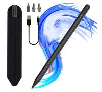 Lápiz Capacitivo para iPad de 11 y 10ª generación, Carga más rápida de 14 Minutos, con Soporte para lápices, rechazo de Palma (Negro)
