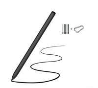 Lápiz capacitivo para Remarkable 2, pluma magnética EMR para niveles de presión notables 2/1 4096 y borrador, 16 x 0,9 cm (negro)