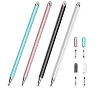 Lápiz capacitivo para Samsung Galaxy Tab A9Plus/A9/A8 Plus/A8/A7, compatible con iPad iOS/Android 15/14, todos los dispositivos táctiles, universal de alta sensibilidad S Pen (negro, blanco, azul y
