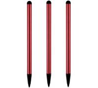 Lápiz capacitivo rojo para pantallas táctiles, lápiz universal de punta fina para iPad, iPhone, Samsung, Android, tableta y otras pantallas táctiles, lápiz capacitivo de precisión para todos los