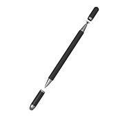 Lápiz capacitivo universal 2 en 1 para pantalla táctil + bolígrafo para smartphone/tablets compatible con iPad, iPhone, Samsung, etc. negro