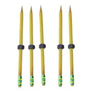 Lápiz con rosca, lápiz antiestrés con rosca, con tuerca deslizante que se mueve, lápices antiestrés con rosca, lápices para niños (5 unidade