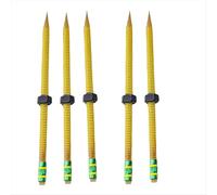 Lápiz con rosca, lápiz antiestrés con rosca, con tuerca deslizante que se mueve, lápices antiestrés con rosca, lápices para niños (5 unidades)