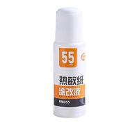 Lápiz corrector de papel térmico | Eliminador de tinta de secado rápido para recibos y notas | Lápiz eliminador de escritura a mano portátil para niños, adolescentes y mujeres - 55 ml/30 ml