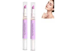 Lápiz de aceite para cutículas con empujador de cutículas de cerámica, lápiz de cuidado de uñas para eliminar cutículas y reparación de cutículas, lápiz de aceite suave para eliminar cutículas y