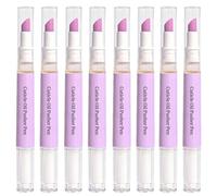 Lápiz de aceite para cutículas con empujador de cutículas de cerámica, lápiz de cuidado de uñas para eliminar cutículas y reparar cutículas, lápiz de aceite suave para eliminar cutículas y suavizante