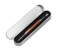 Lápiz de arte de café - Latte Decorative Kunt Pen | Coffee Art de Edelsthl | Lápiz de de arte tardío como acero inoxidable con mango de madera para el diseño de café creativo