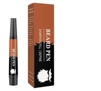 Lápiz de barba de precisión, herramienta de peinado de bigote de larga duración, bolígrafo de aseo de punta fina, fórmula de relleno de color, accesorio cosmético para barba, lápiz para