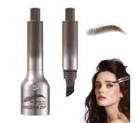 Lápiz de Cejas 3D Impermeable Microblading 2024 - Pincel Portátil Antimanchas con Cepillo para Dibujar Línea de Pelo y Barba (Espresso)