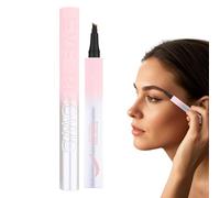 Lápiz de cejas con 4 puntas de microhorquilla, resistente al agua, crema de cejas, gel de cejas, para madre, novia