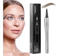 Lápiz de cejas: definidor de cejas con punta de horquilla y aplicador de precisión fina para de aspecto natural y definición completa de la forma. Resistente a las manchas, resistente al agua