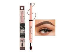 Lápiz de cejas - Forma y contorno resistentes a las manchas en el campo del maquillaje y la cosmética - Lápiz de cejas de doble extremo | Para mujeres, amigas, hermanas, viajes, citas, viajes, viajes