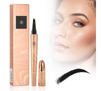 Lápiz de cejas Lápices de cejas impermeables para mujeres 4 puntas 3D Microblading lápiz de cejas lápiz de contorno a prueba de manchas lápiz de cejas de larga duración crea un efecto de maquillaje na