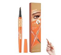 Lápiz de cejas - Lápiz de 4 puntas para cejas naturales, impermeables y duraderas, adecuado para citas, trabajo, vida diaria, diario, mujeres, viajes, deportes,