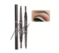 Lápiz de cejas, Lápiz de cejas líquido, Lápiz de cejas resistente al agua con punta de micro horquilla, Lápiz de cejas resistente a las manchas, Lápiz de cejas fino de larga duración (Marrón claro)