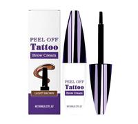 Lápiz De Cejas Líquido De Lágrimas, Gel De Color De Cejas, Gel De Tinte De Cejas, Aplicación Fácil, Duradera E Impermeable, 2.3x2.3x9.6cm, Para Viajar, Hogar, Salida, Vacaciones