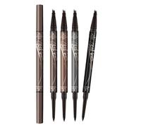 Lápiz de cejas mágico 2 en 1 de 4 puntas, lápiz de cejas Microblading resistente al agua y al sudor de primera calidad, lápiz de contorno, maquillaje natural, lápiz de cejas mágico de trazo fino de la