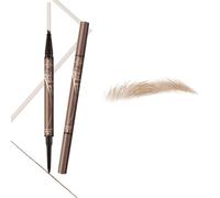 Lápiz de cejas mágico 2 en 1 de 4 puntas Microblading a prueba de sudor Lápiz de cejas Lápiz de contorno Cepillo de cejas Microblade Ceja 3D Lápiz de cejas Microblading impermeable for maquillaje natu