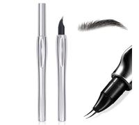 Lápiz de Cejas Mágico Lápiz Microblading Impermeable 3D Lapiz de Cejas con 2 Finas Puntas Microfork Lapiz Natural de Larga Duración Crea un Cabello Como Las Ceja
