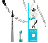Lápiz de Cejas Microblading Impermeable con 4 Puntas, Perfilador de Cejas de perdurable, Lapiz cejas waterproof, Fácil de Aplicar y Eliminar, Cejas Maquillaje Perfectas y Natural (Marrón claro 2)