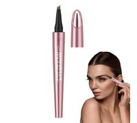 Lápiz de Cejas Microblading, Lápiz de Cejas Mágico Ultrafino con 4 Puntas de Tenedor, Tinte de Cejas Impermeable Prueba de Sudor Lápiz de Cejas Líquido, Maquillaje de Cejas Natural de Larga Duración