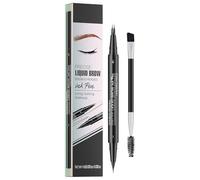 Lápiz de cejas resistente al agua - Producto cosmético de doble cabeza resistente al sudor - Con 2 puntas de horquilla para cejas lápices de color - Para niñas belleza estilo duradero definir