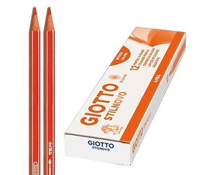 Lápiz De Color Giotto Stilnovo Rojo Caja 12 Uds.