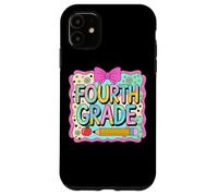 Lápiz de cuarto grado Apple Fun Flowers Carcasa para iPhone 11